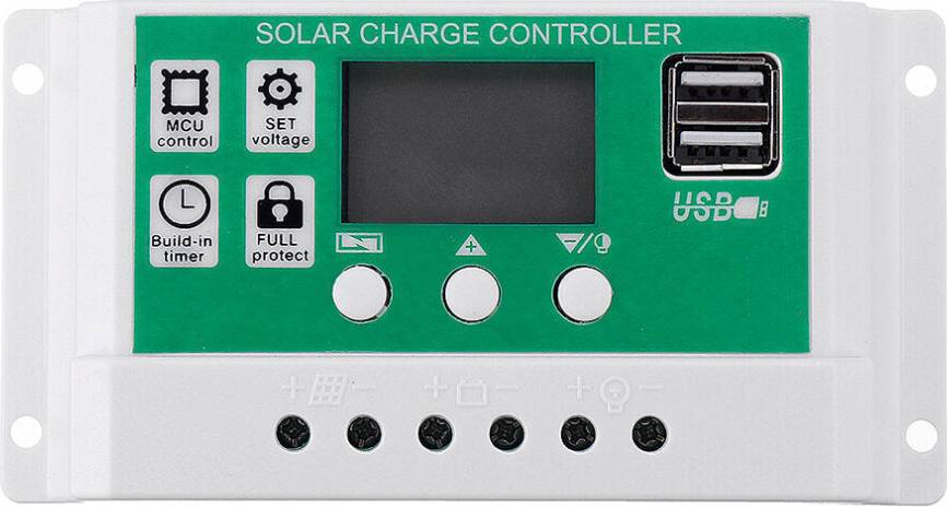 Greenzech Auto Dual USB Solar Panel Charge Controller