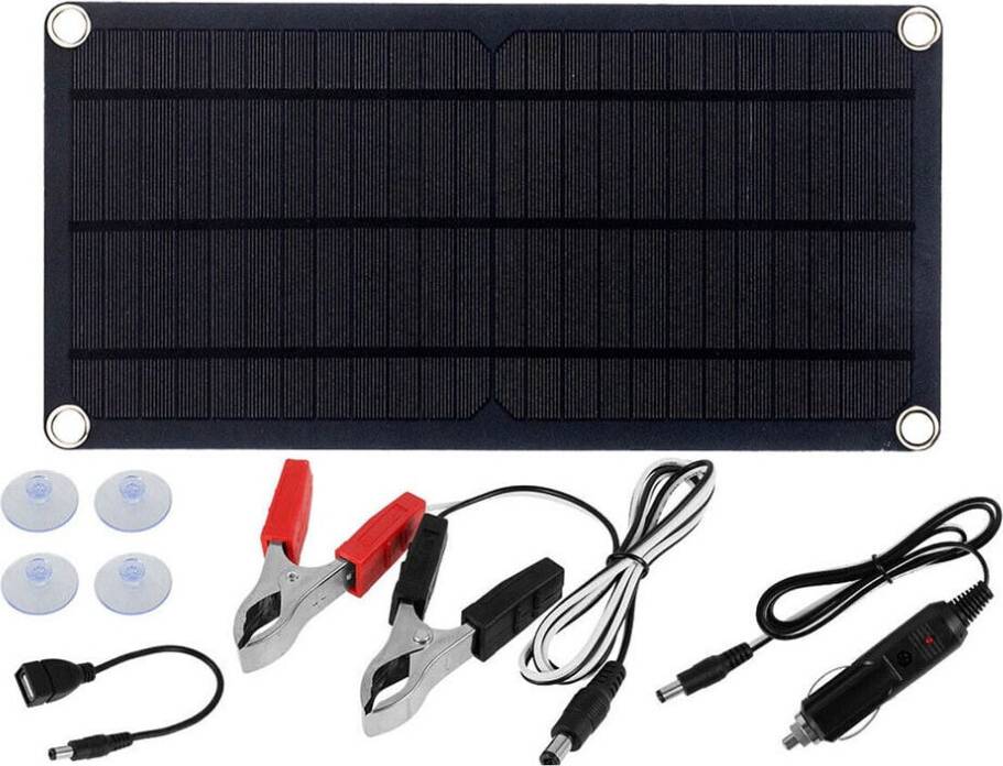 Solar Battery Charger 6V Panel Kit