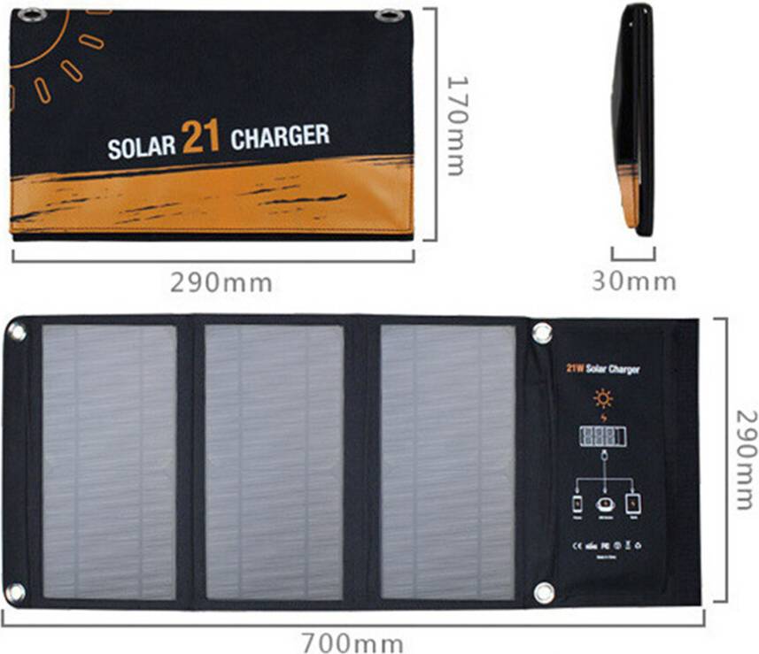 Portable Foldable Solar Panel Charger
