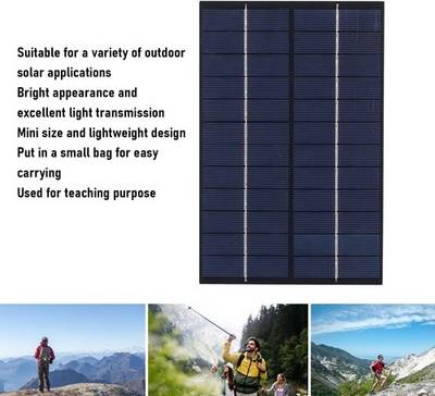 Mini Solar Panel 4.2w Portable Charger
