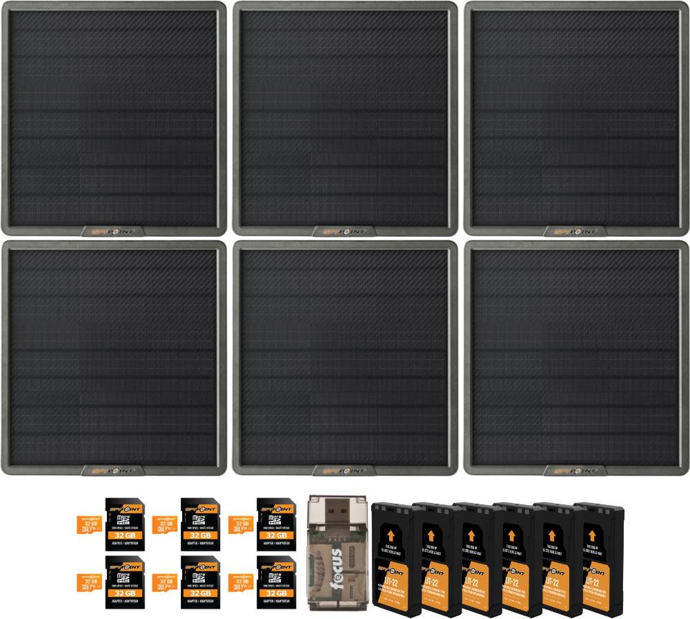 SpyPoint 10W Solar Panel 6-Pack