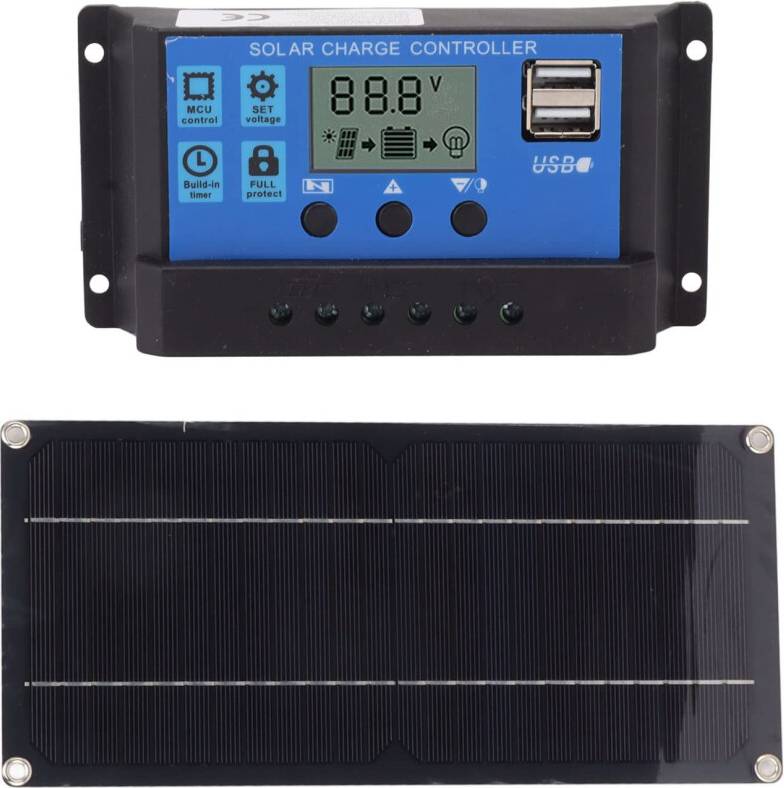 6W Monocrystalline Solar Panel Kit