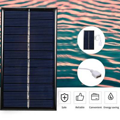 1W 6V Small Solar Panel USB Polysilicon