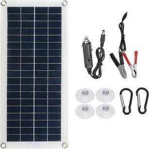 Sodial 10W Solar Panel 18V Solar Cell Controller Kit
