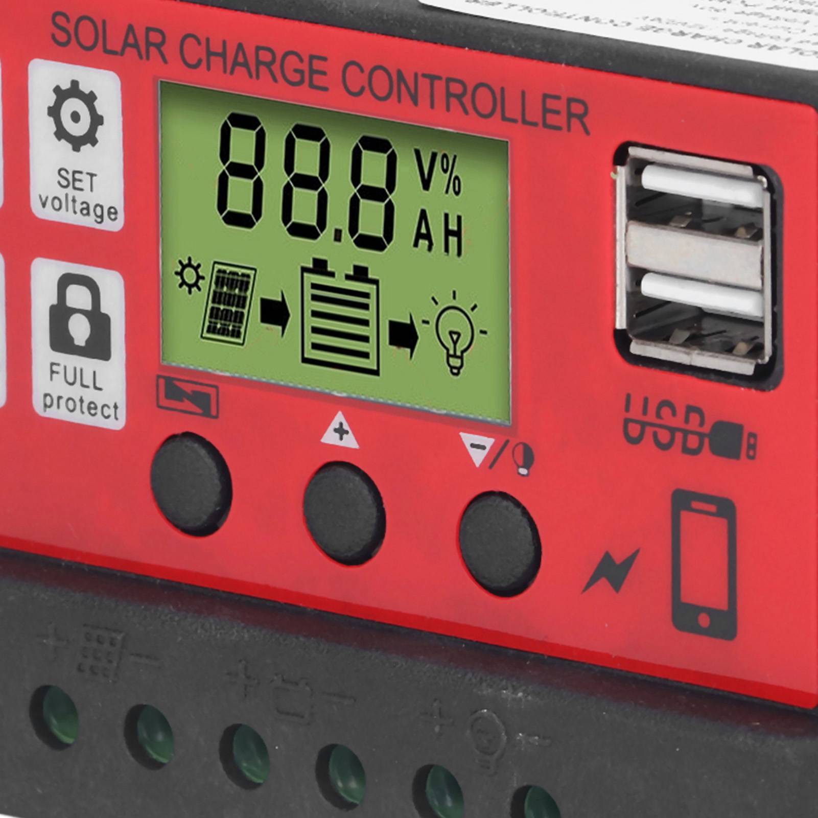 Solar Charge Controller Panel 12v 24v