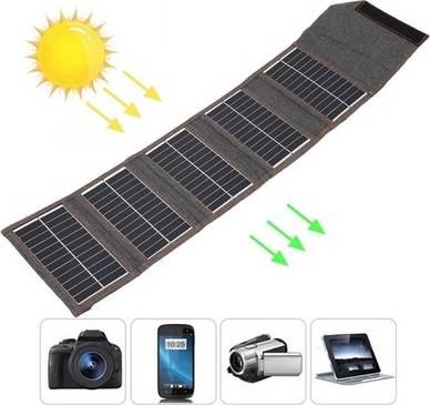 Portable Solar Panel 10W 5V USB Charger