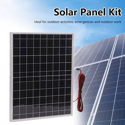 100W Solar Panel Kit With Controller