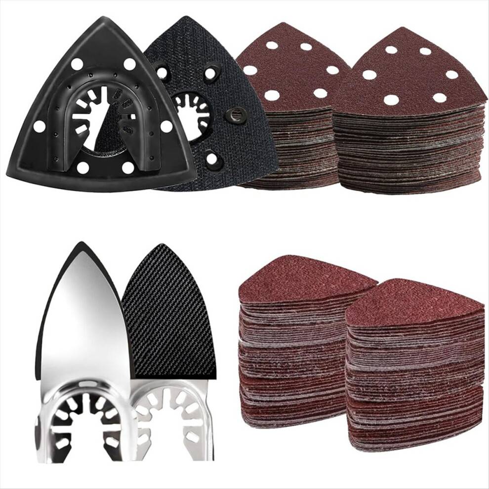 Typecat 124 Pcs Oscillating Tool Sanding Pad Kit