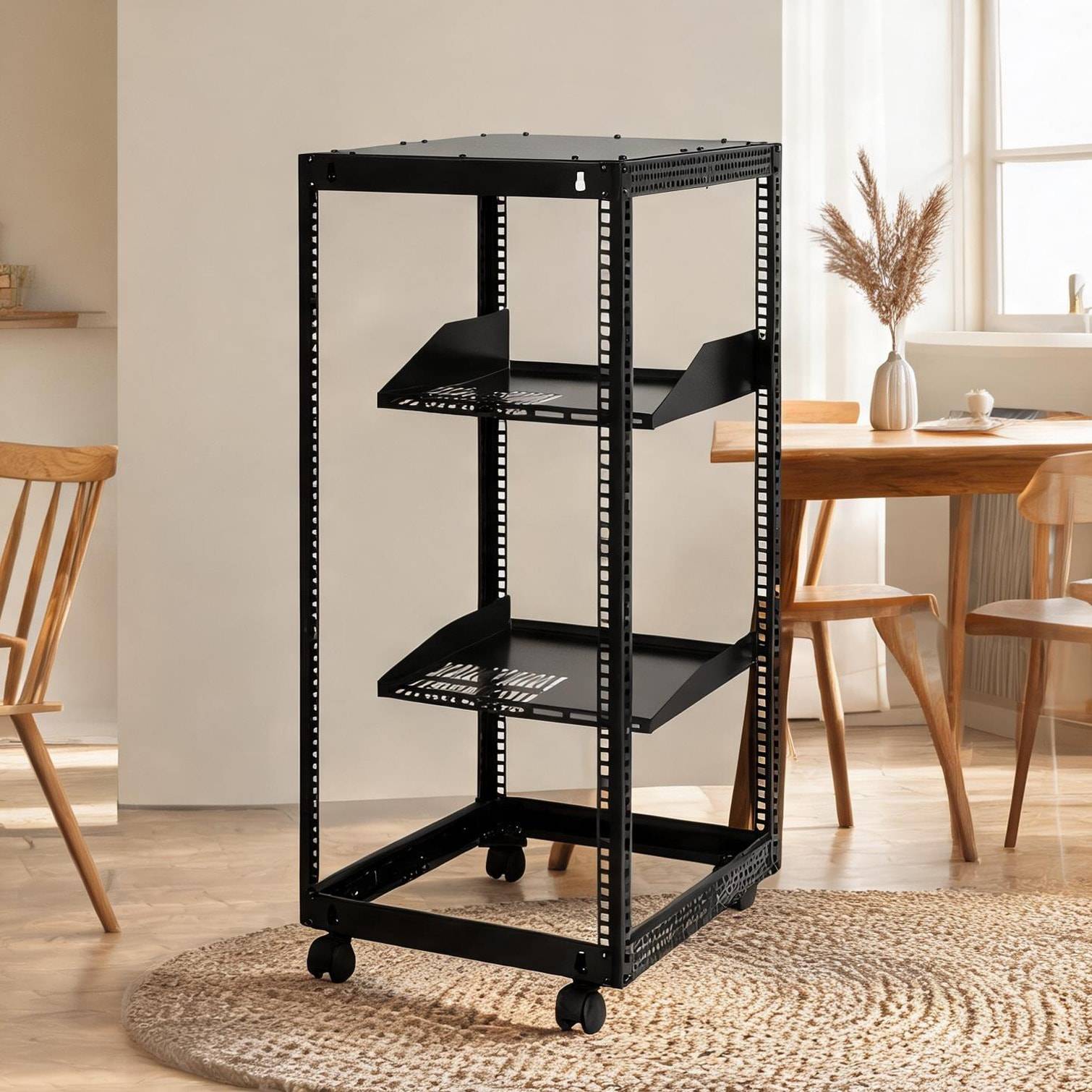 Server rack FlowLuxe Open Frame Server Rack 20U Adjustable