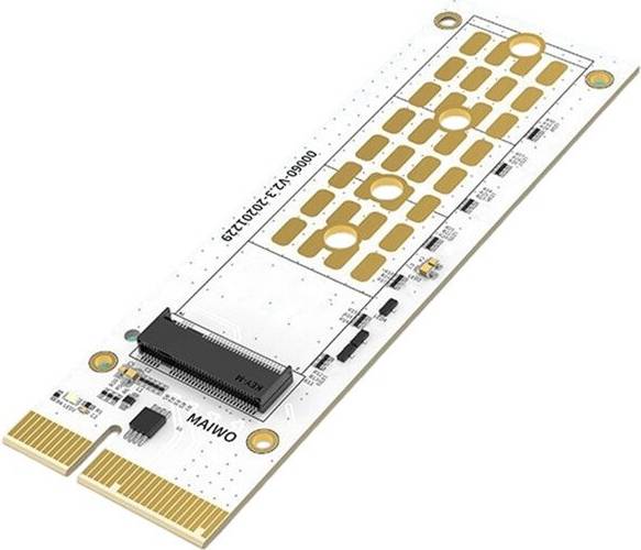 Kepptory PCIE X4 to M.2 M Key NVME Riser Adapter Card