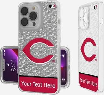 Keyscaper Cincinnati Reds Endzone Design iPhone Clear Case
