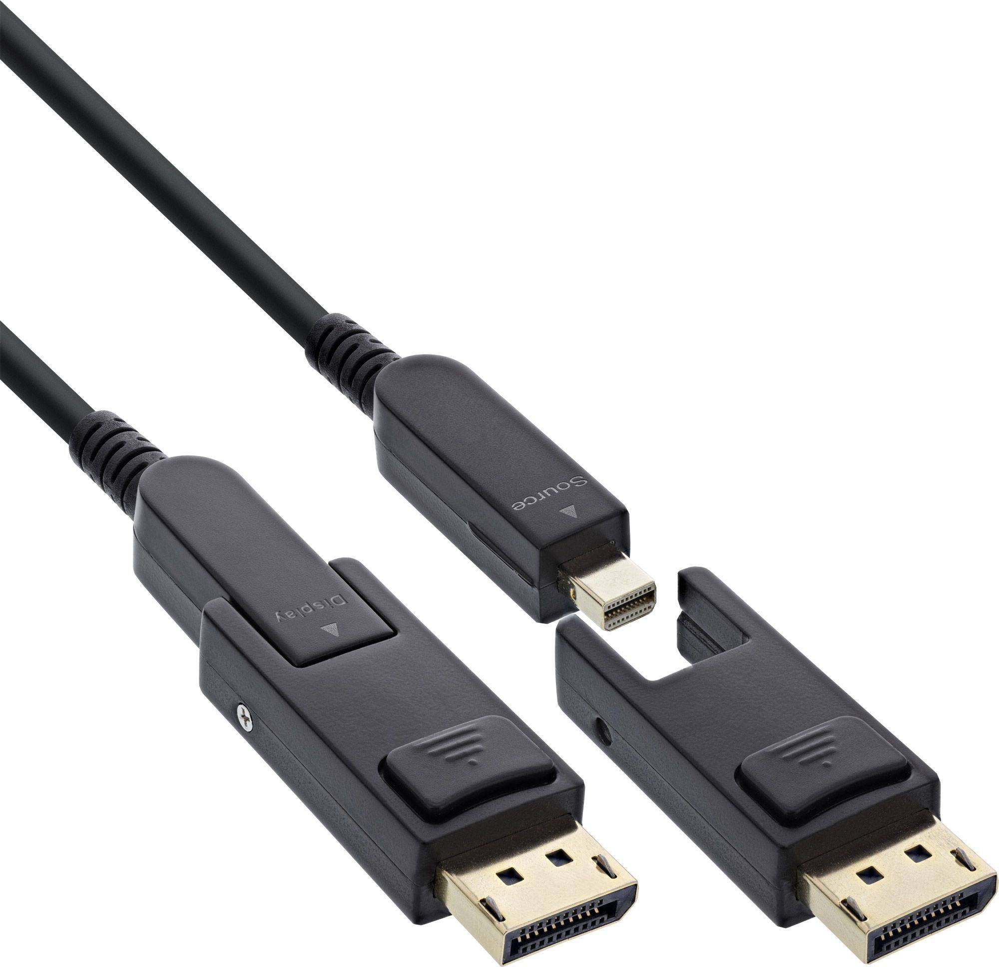 InLine Kabel DisplayPort 15 m Sort