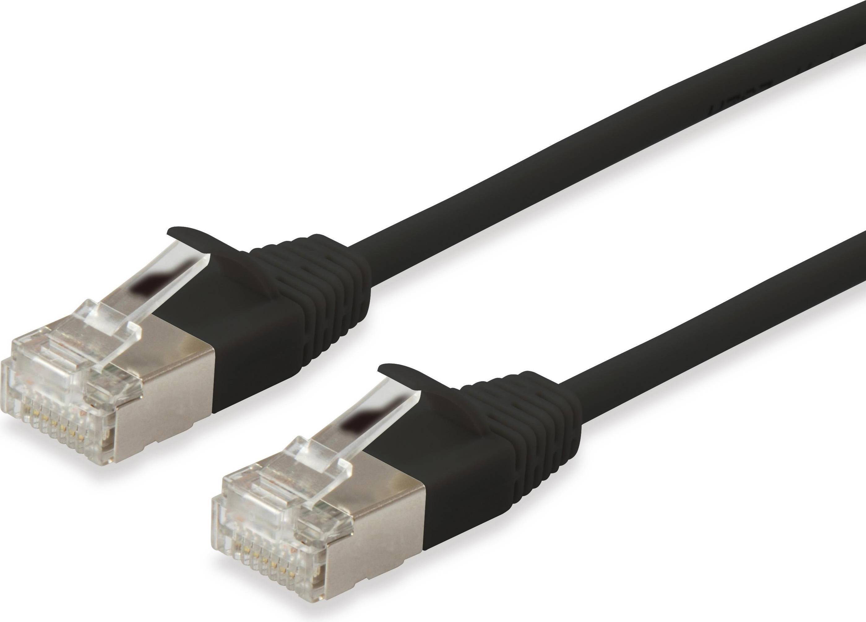 Equip 606175 Cat6A F/FTP RJ45-RJ45 Netværkskabel - Sort 1.5m