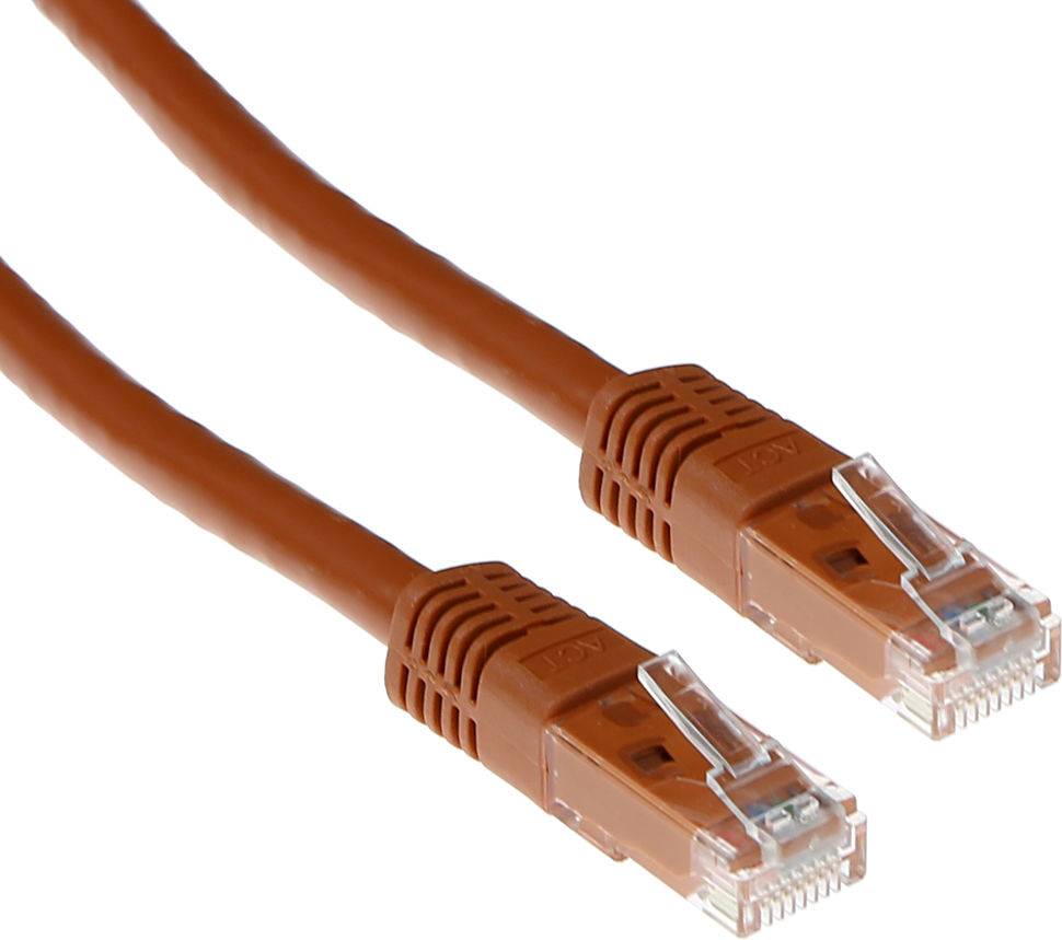 ACT Brown 2 Meter UUTP CAT6 Patchkabel RJ45 2m