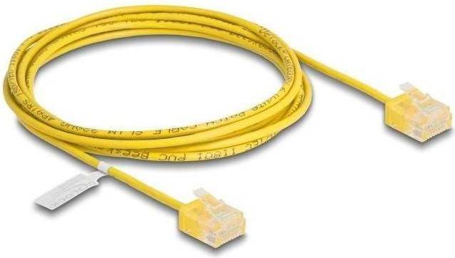 DeLock Patchkabel RJ-45 til RJ-45 2 m Yellow 2m