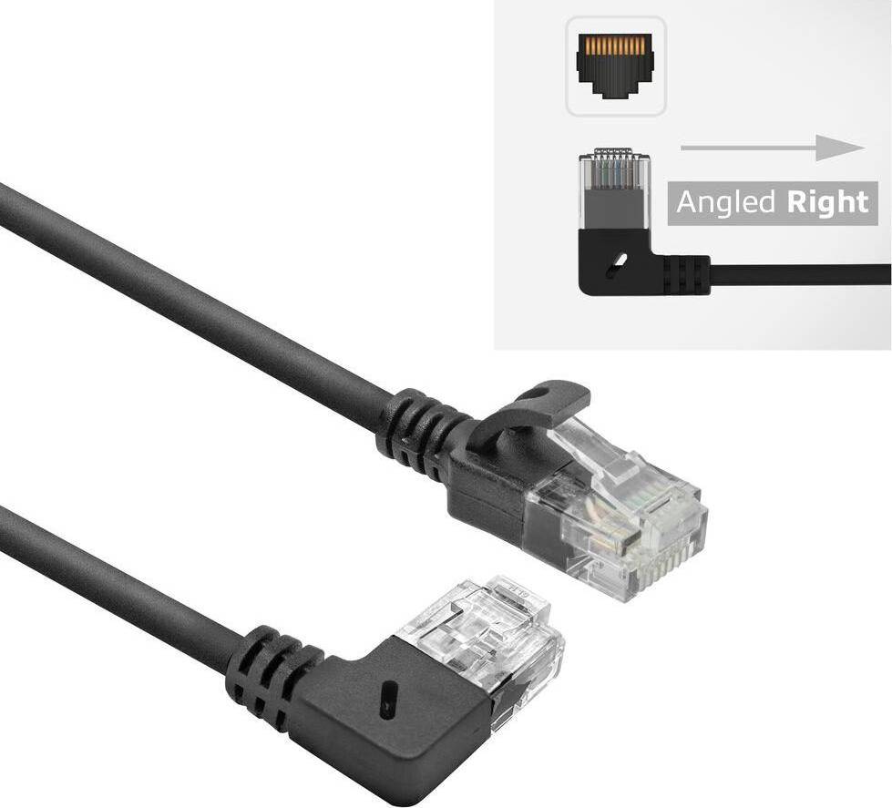 ACT Slimline Network Cable UUTP CAT6A LSZH RJ45
