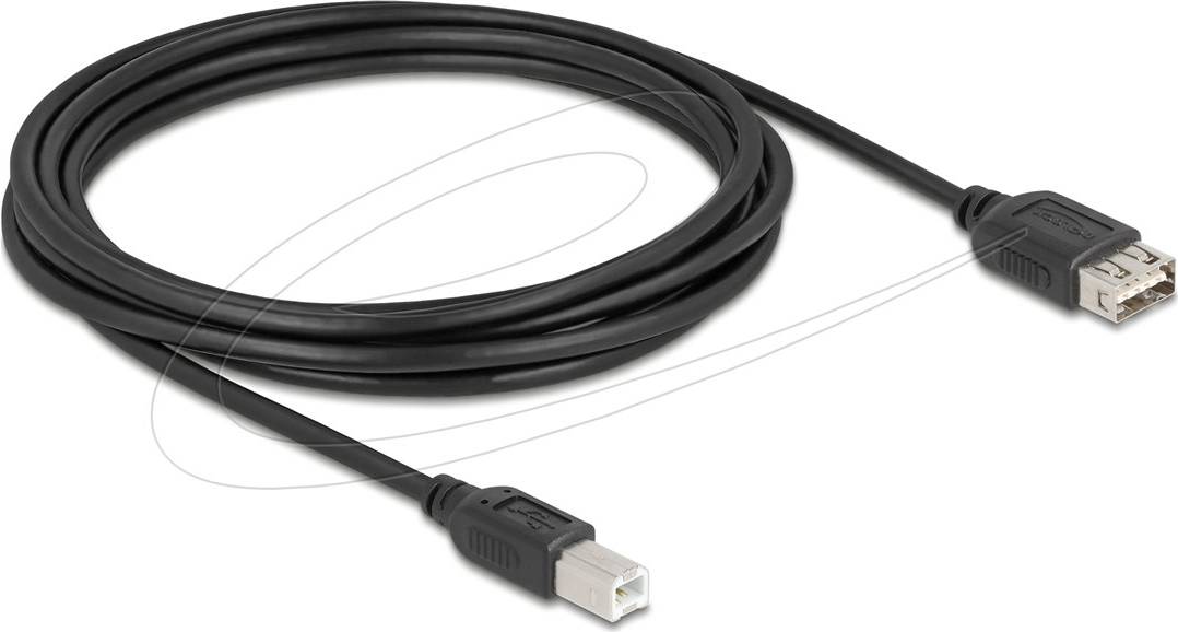 DeLock USB Kabel Sort 3m