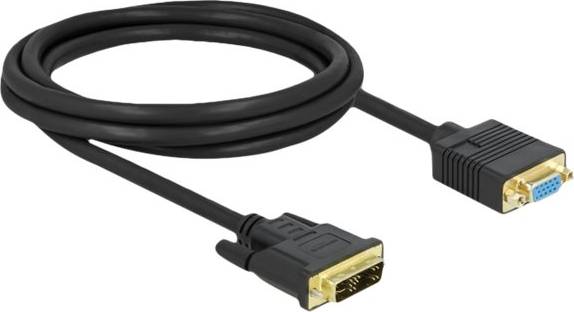 DeLock Videoadapterkabel Sort