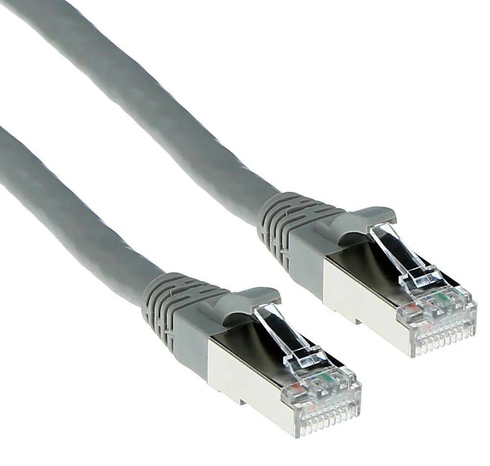 ACT Patchkabel RJ-45 Til RJ-45 3 m CAT 6a Grå 3m