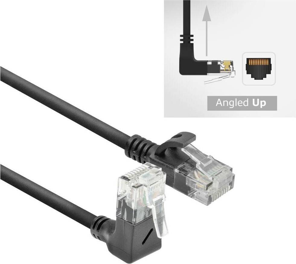 ACT Slimline Network Cable UUTP CAT6A LSZH RJ45