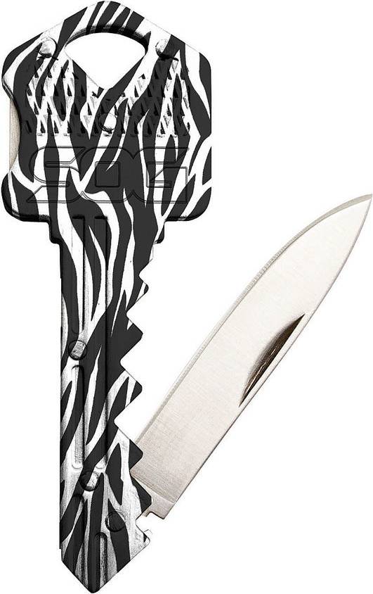 SOG Key Lockback Zebra Pocket knife