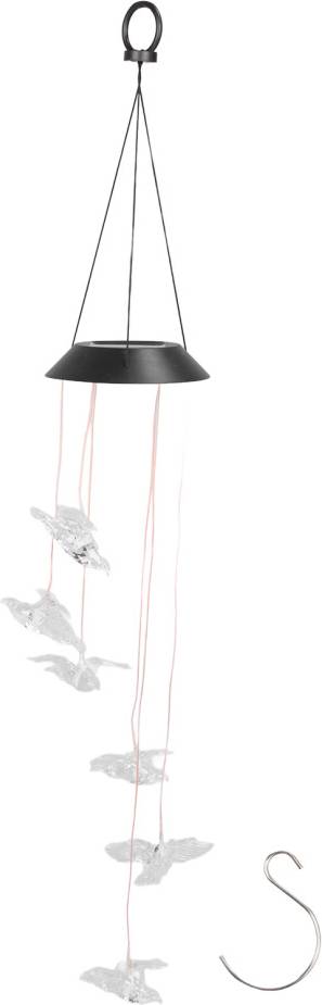 Crystal Wind Chime Solar Rainproof LED