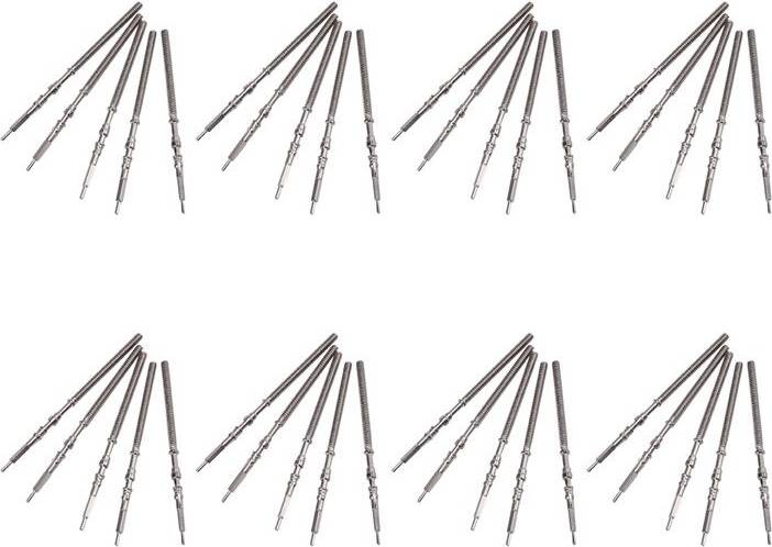 Typecat 40Pcs Movement Watch Steel Crown Kit