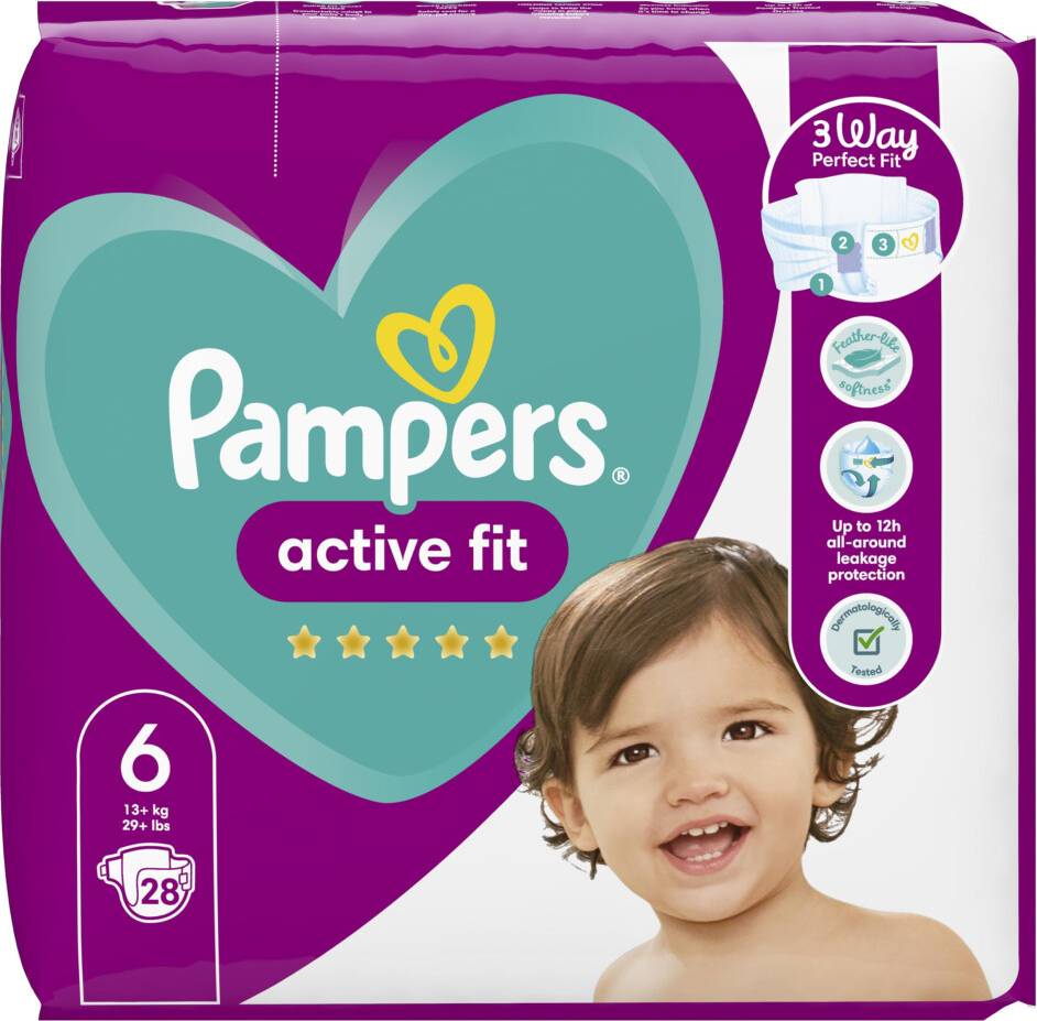 Pampers size 6 Pampers Active Fit Size 6 Essential Pack