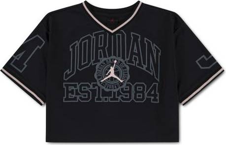 Jordan Bluser T-shirt Diary Cropped - Sort/Rosa