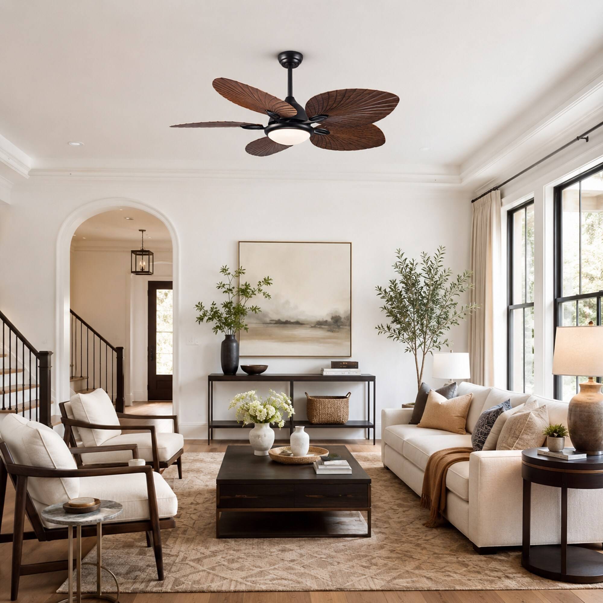 Modern ceiling fans RCCFBHM 52-In Modern Ceiling Fan