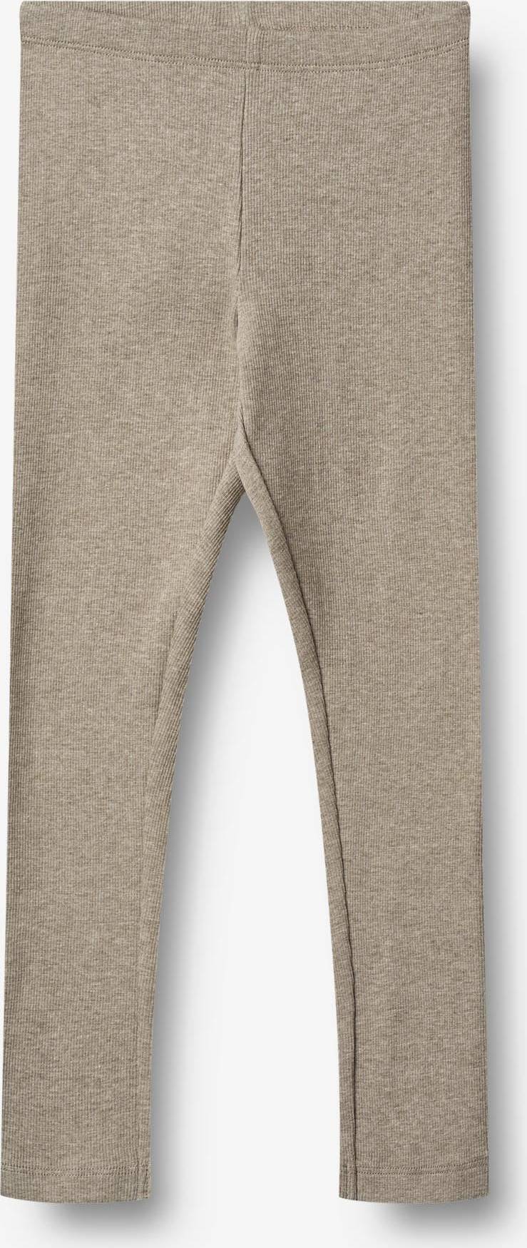 Wheat Leggings Rib Rib - Grusmelerad
