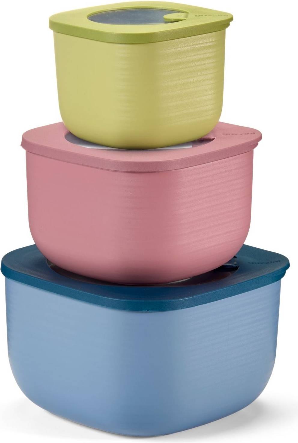 Guzzini Set 3 Deep Containers Store Bio Food Storage Food Container 3pcs