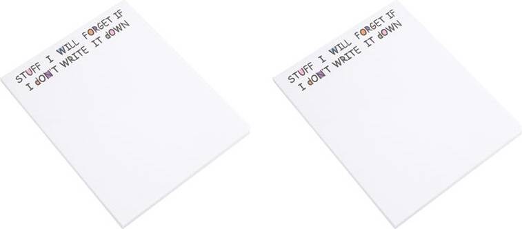 Funny Sticky Note to Do List Notepad 50 Pages