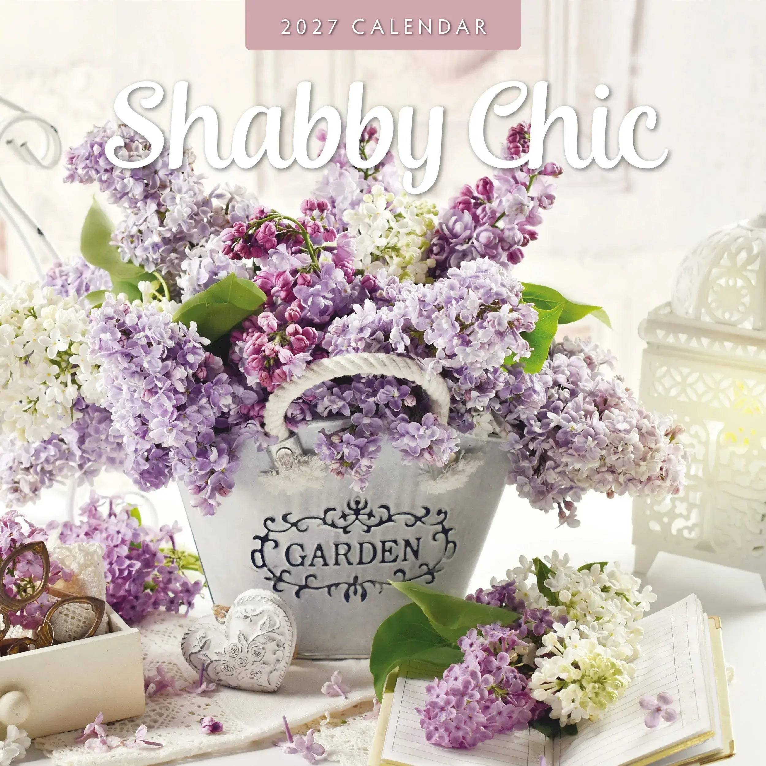Red robin Red Robin Publishing Shabby Chic 2027 Wall Calendar