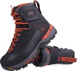 Simms G4 Pro Powerlock Boot Gummisula Carbon