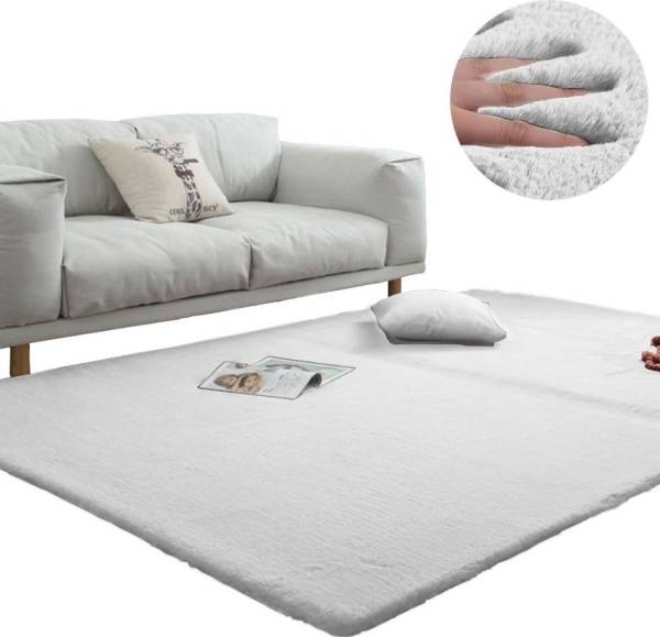 Strado Room Rug Rabbit 200 x 200 Hvid cm