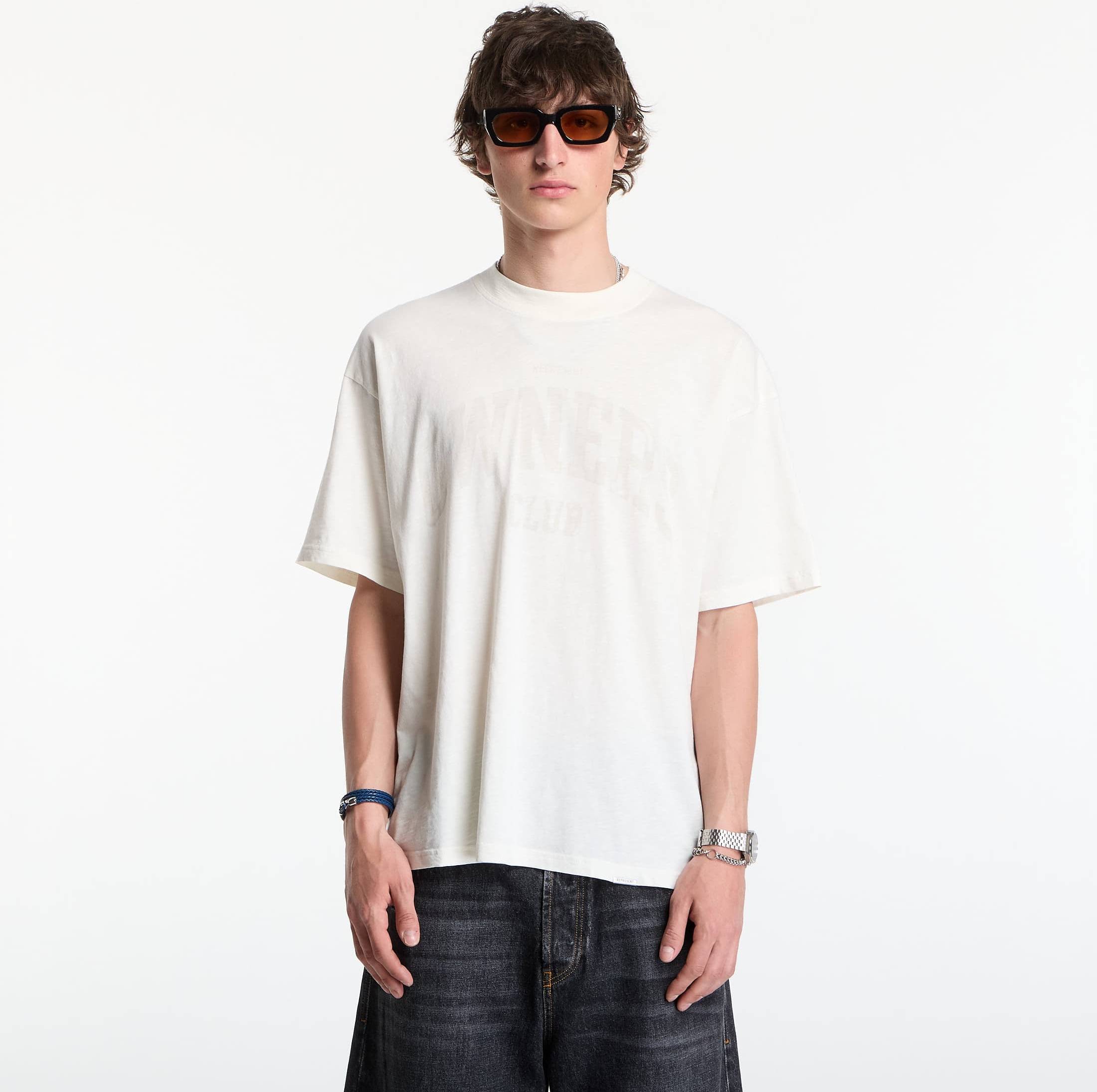 Owners T-Shirt Col Rond Coton - Chalk