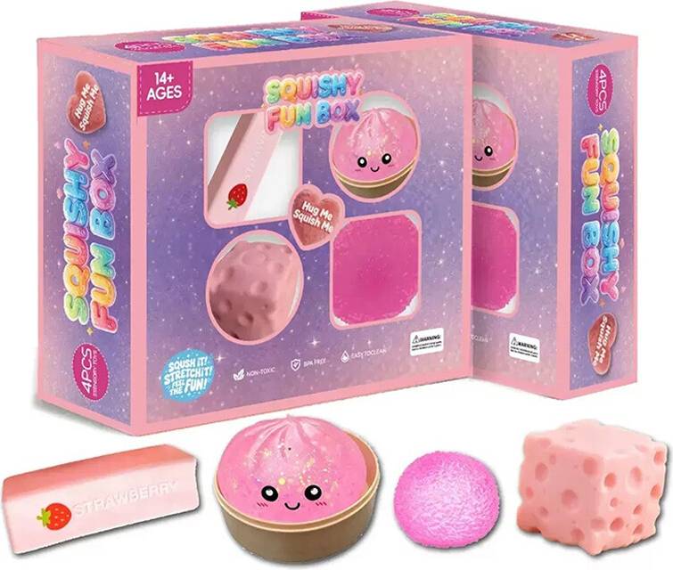 Rowjow Slow-Rising Fidget Sensory Squishy Bundle
