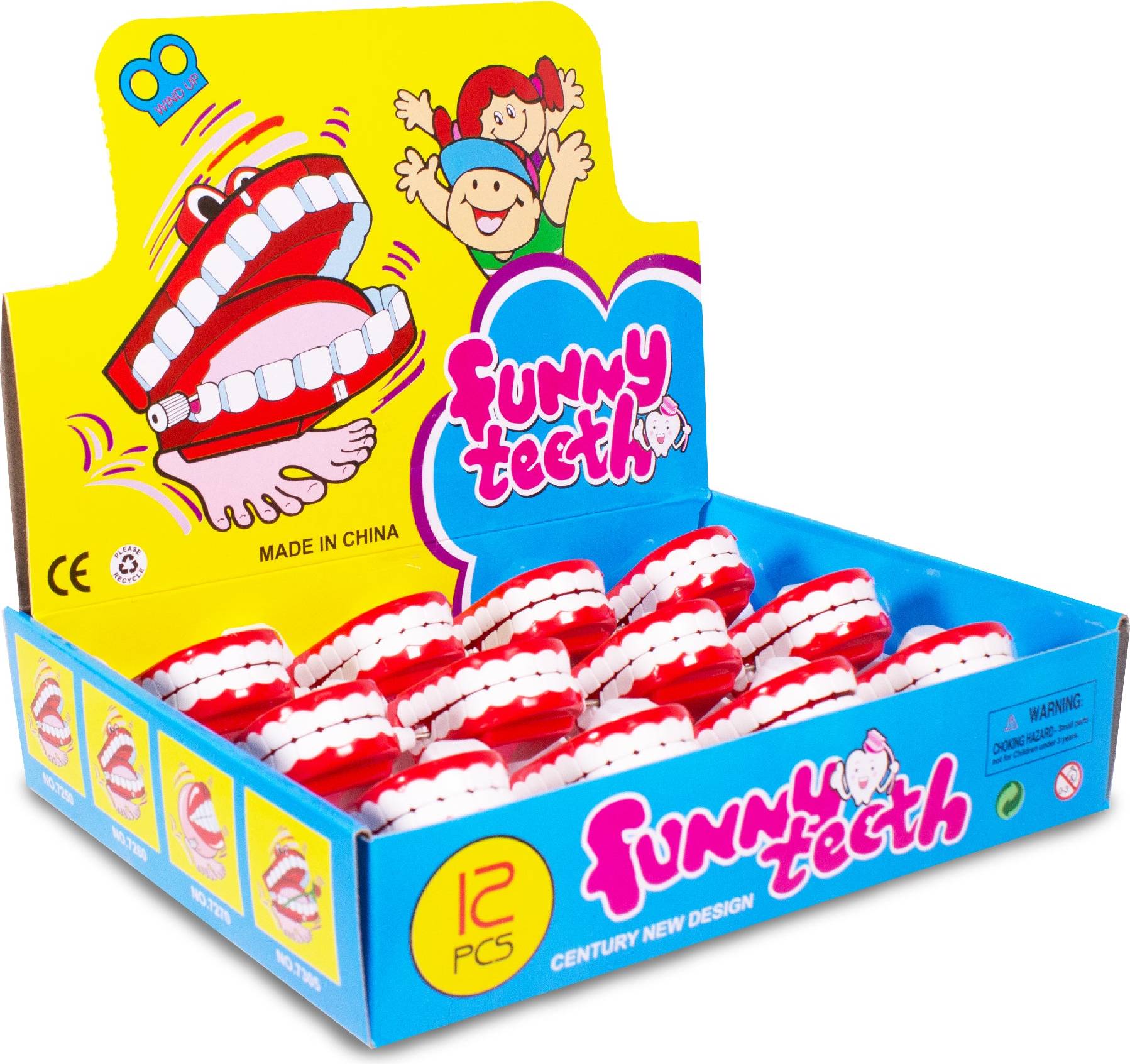 Wind-Up Chatter Teeth Retail Counter Display