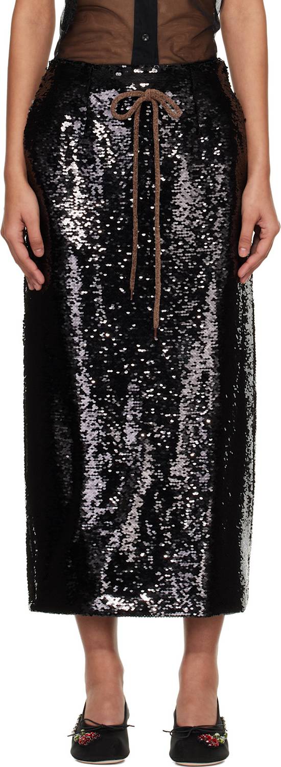Simone Rocha Sequined Pencil Skirt