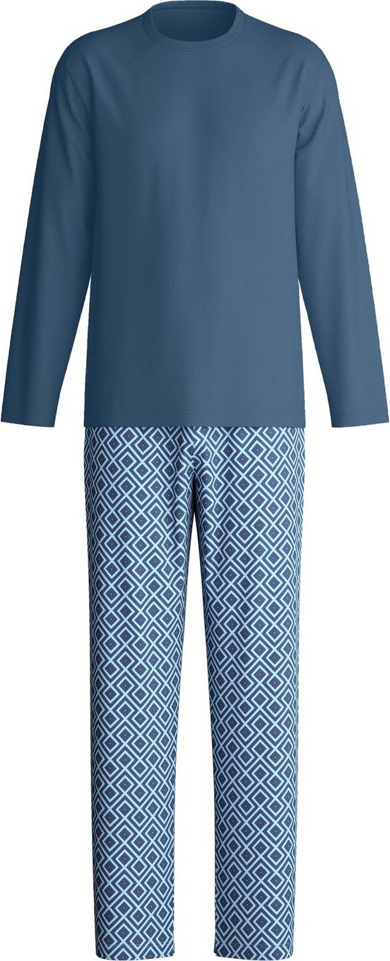 Calida Relax Streamline Long Pyjama - Blue