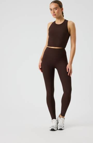 Björn Borg Studio Ribbed Tights - Brun