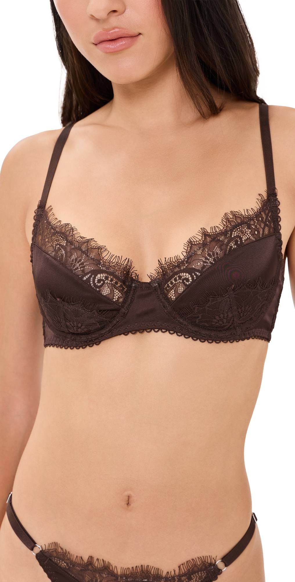 Kat Kat The Label Rae Underwire Bra Espresso