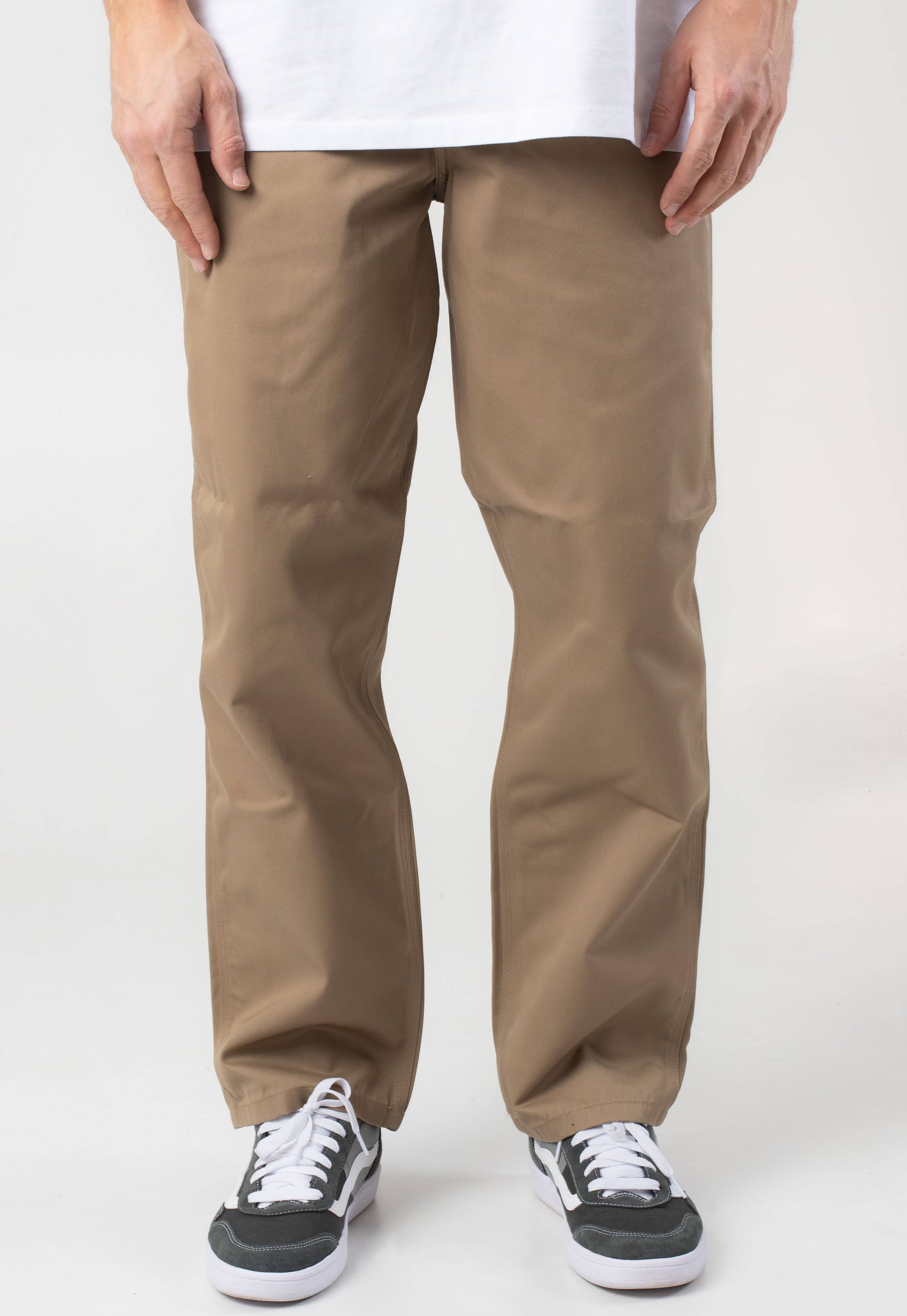 Carhartt WIP Simple Rinsed Leather Polyester - Braun