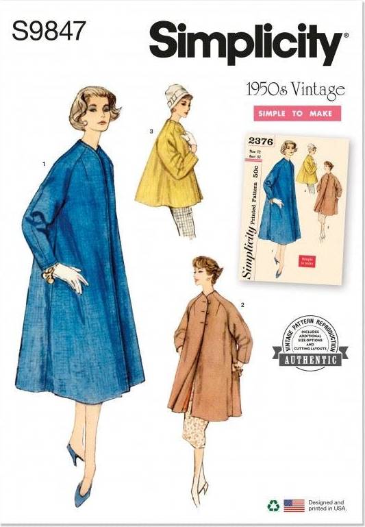 Simplicity Sewing Pattern 9847