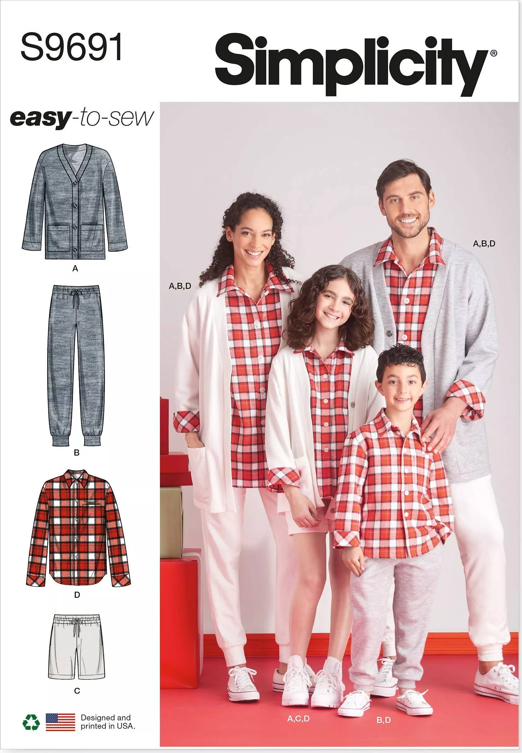 Simplicity Sewing Pattern 9691 Bb Easy
