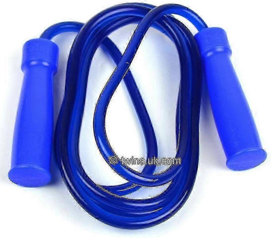 Heavy Rubber Bearing Skipping Rope Blue