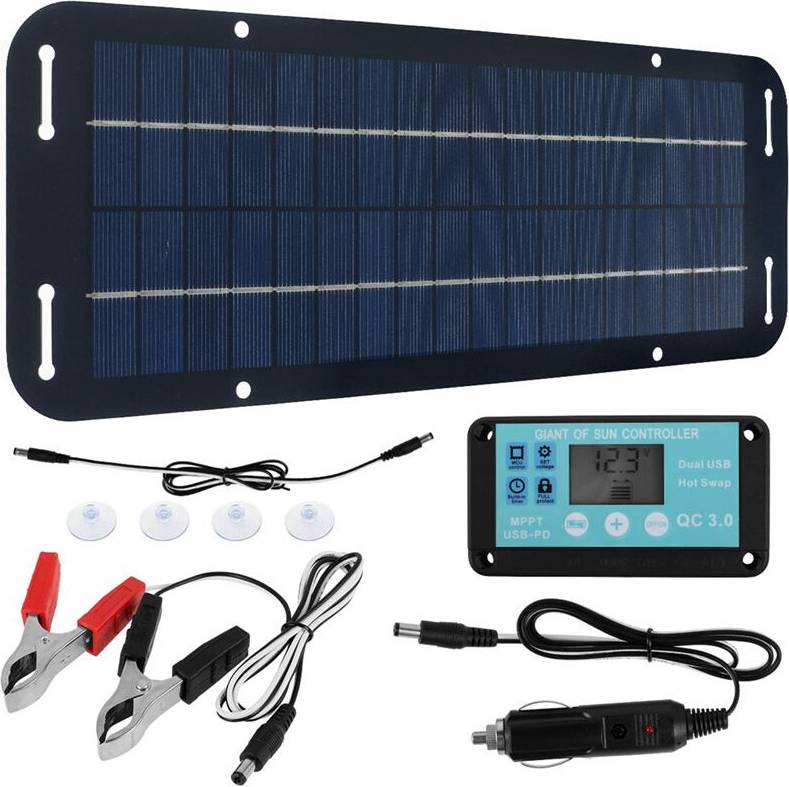 20W 12V Solar Panel Kit