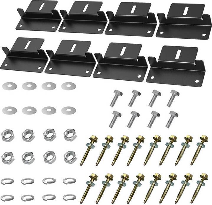 Typecat Solar Panel Mounting Bracket Kits 8PCS