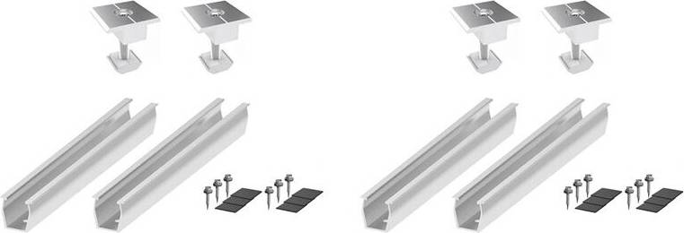 Typecat Solar Panel Mount Bracket Rails Clamp 35mm